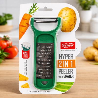 MAX SENSO HYPER 2 IN1 PEELER WITH GRATER